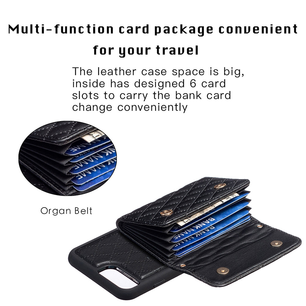 BF23-Style Phone Case for iPhone 6 Plus 6s Plus 7 Plus 8 Plus Card Holder Kickstand Leather+TPU Cover BF23-Style Phone Case for iPhone 6 Plus 6s Plus 7 Plus 8 Plus Card Holder Kickstand Leather+TPU Cover